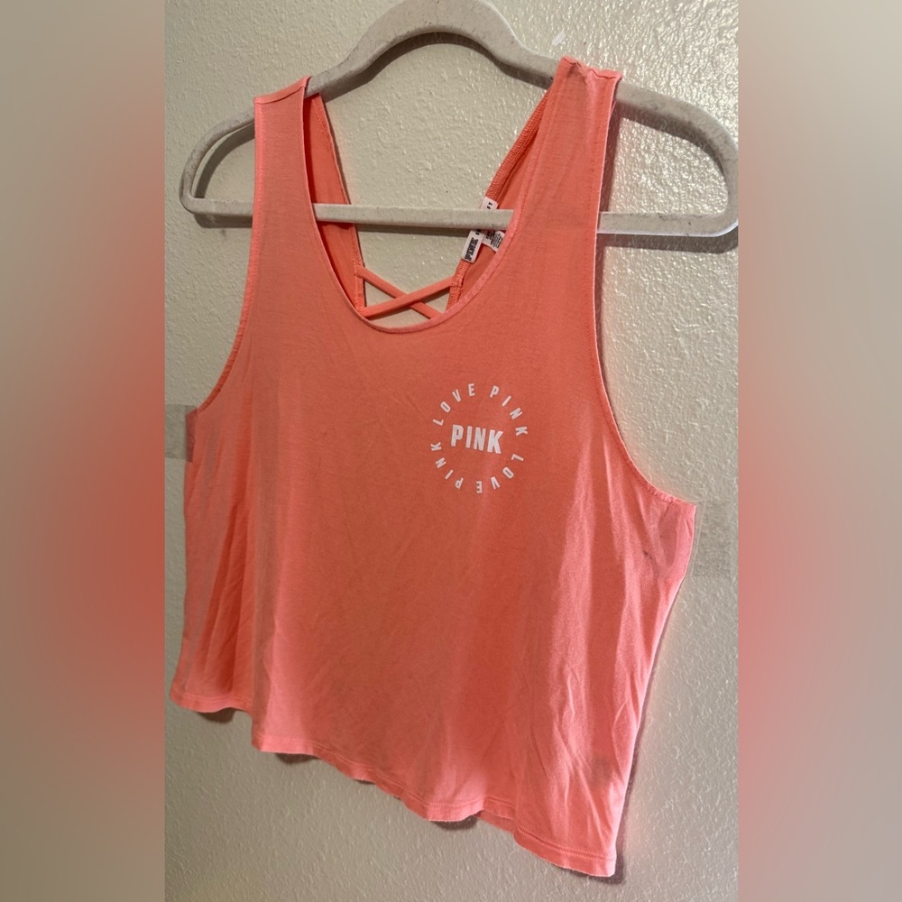 PINK Victoria's Secret Peach Tank Top - Picture 2 of 4